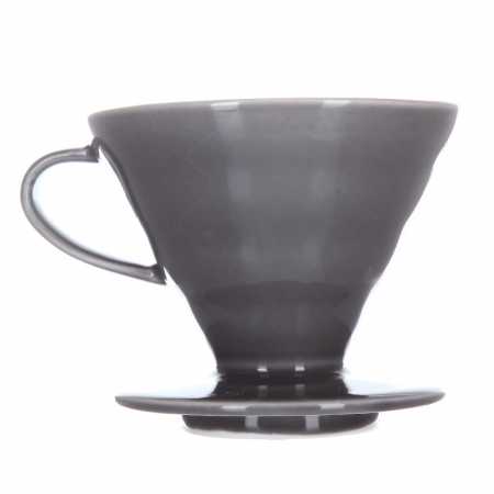 Воронка керамическая для приготовления кофе HARIO V60-02, серая