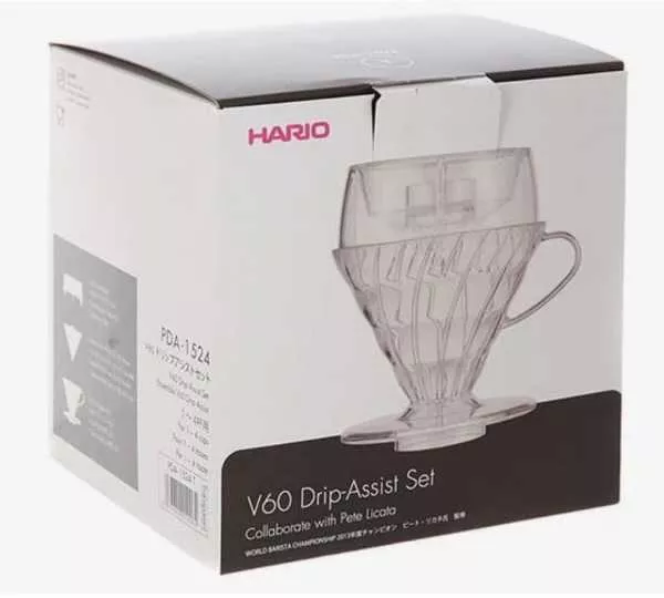 Набор воронка с диспенсером HARIO V60 Drip-Assist Set, PDA-1524-T