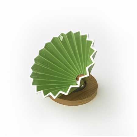 Воронка керамическая AnyBar Оригами, 3-4 чашки, зеленая