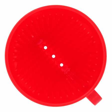 Воронка пластиковая с ложкой Tiamo, красная V02