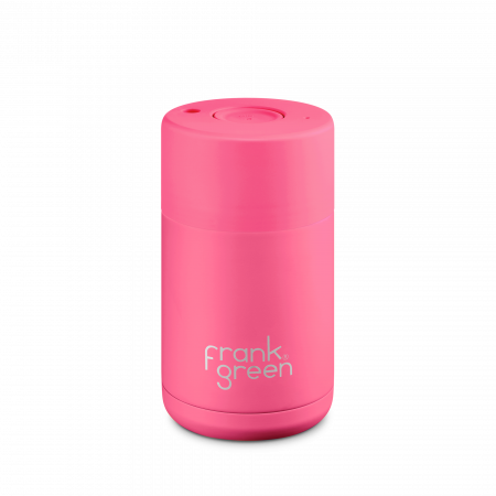Термокружка Frank Green Ceramic reusable cup, 295 мл (10oz), розовый неон