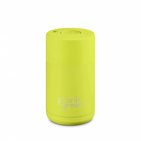 Термокружка Frank Green Ceramic reusable cup, 295 мл (10oz), желтый неон