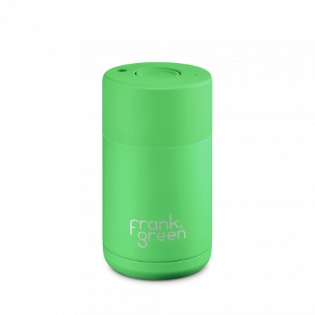Термокружка Frank Green Ceramic reusable cup, 295 мл (10oz), зеленый неон