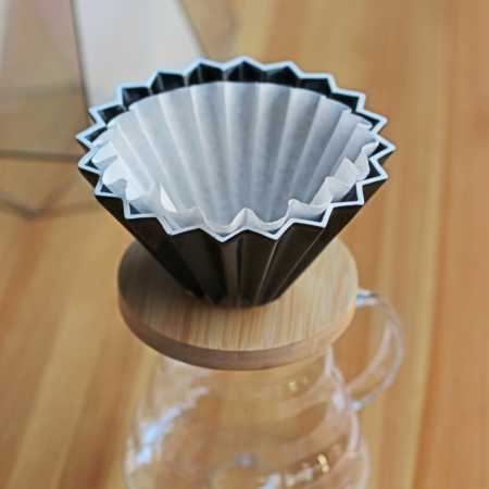 Воронка керамическая AnyBar Оригами, 3-4 чашки, черная