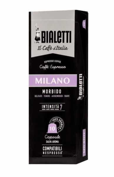 Кофе в капсулах Bialetti MILANO д/кофемашин Nespresso 10 шт