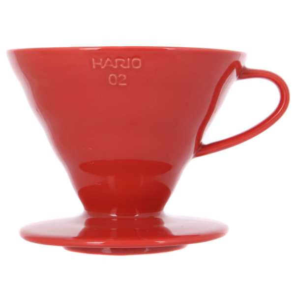 Воронка керамическая для приготовления кофе HARIO, красный