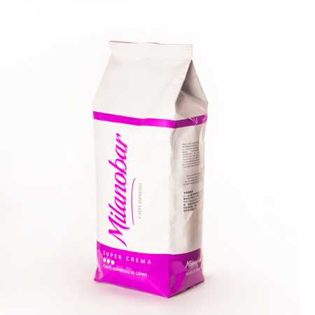 Кофе в зёрнах Milanobar Super Crema, 55% арабика / 45% робуста, 1000 гр 