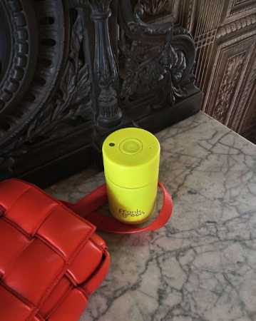 Термокружка Frank Green Ceramic reusable cup, 295 мл (10oz), желтый неон