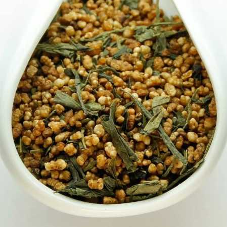 Чай зеленый Сенча с рисом, Ген Май Ча, 500 гр