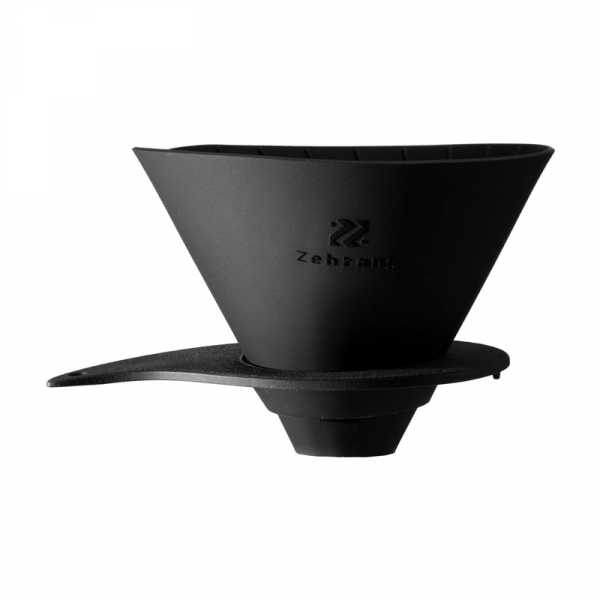 Воронка силиконовая складная для приготовления кофе HARIO Zebrang V60-02, черный матовый