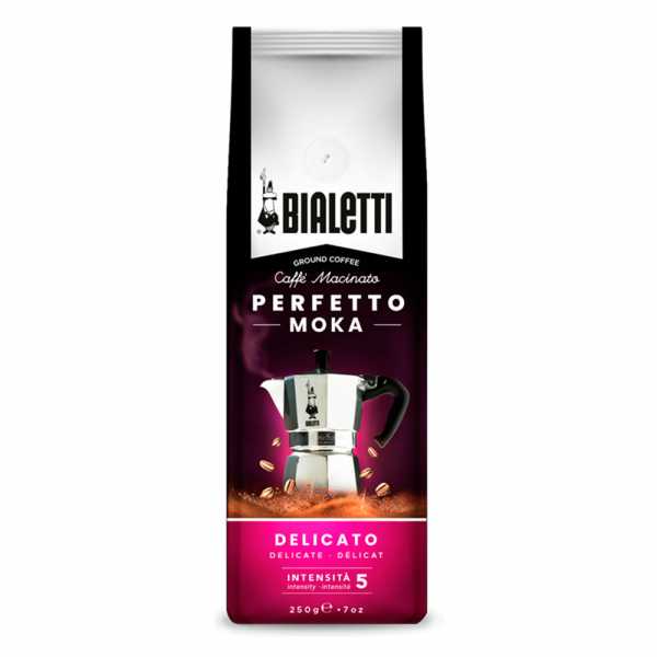 Кофе молотый Bialetti  PERFETTO MOKA DELICATO, 250 г, в/у