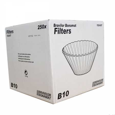 Фильтры для кофемашин Bravilor Bonamat B10 и B10 HW, 250 шт