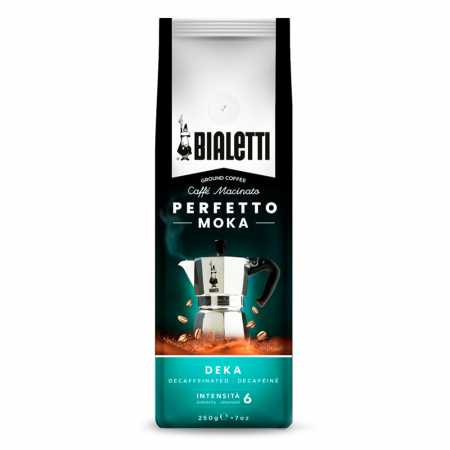 Кофе молотый Bialetti  PERFETTO MOKA DECAFFEINATO, 250 г