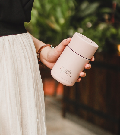 Термокружка Frank Green Ceramic reusable cup, 295 мл (10oz), розовый