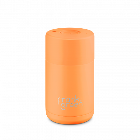 Термокружка Frank Green Ceramic reusable cup, 295 мл (10oz), оранжевый неон